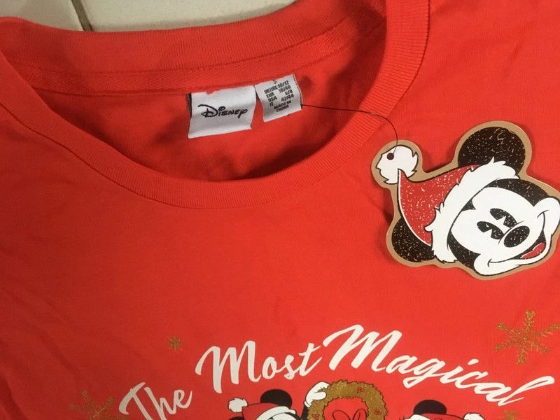 Disney Mickey / Minnie kerst-T-shirt - Maat S maar zie mijn maten nieuw cadeau-idee – photo 3